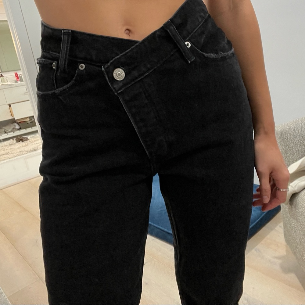 Abercrombie Curve Love Size 25 Cross Waist Dad Jean